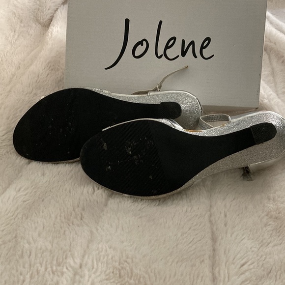 Gorgeous silver fancy shoes for girls - Picture 5 of 5